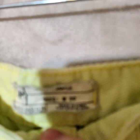 Free People Lime Green Women's Vibrant Colorful Corduroy‎ Skinny Jeans Size 30 - Picture 2 of 5